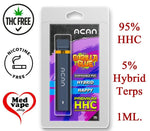 Refill Tank for Disposable HHC Vape TBS (Acan Style Vaporesso Osmall or Ursa Nano Pod) | 95% 1ml | Various Strains and Ohms